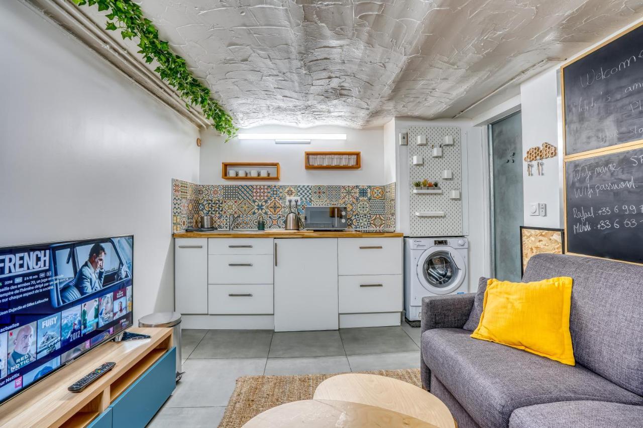 Sous-Sol Amenage 32M2 - Proche Paris Apartment Aubervilliers Ngoại thất bức ảnh